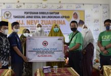 SDIT An Nadzir Terima Bantuan Dari Hj. Nevi Zuairina Dan PT Semen Padang