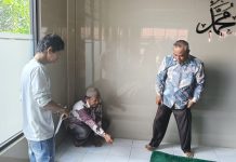 Pastikan Arah Kiblat Presisi, Tim BHR Kemenag Kota Payakumbuh Ukur Kiblat Masjid Istiqomah Kaniang Bukik